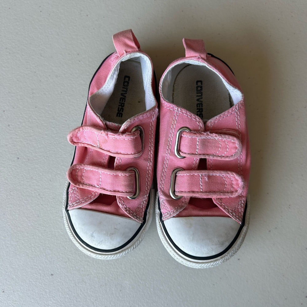 Pink Converse All Star sneakers